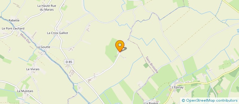 localisation de l'entreprise SCI DU BIED  CHERRUEIX