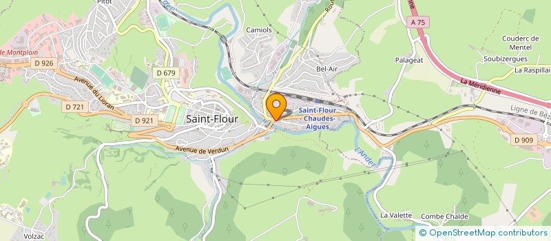 localisation de l'entreprise SCI DU BIEF à SAINT-FLOUR