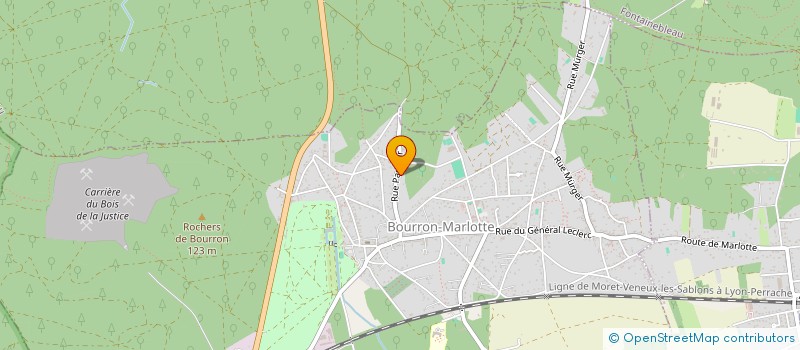 localisation de l'entreprise SCI DU BIEF à BOURRON-MARLOTTE