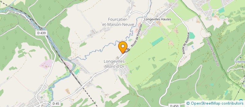 localisation de l'entreprise SCI DU BIEF BLANC  LONGEVILLES-MONT-D'OR