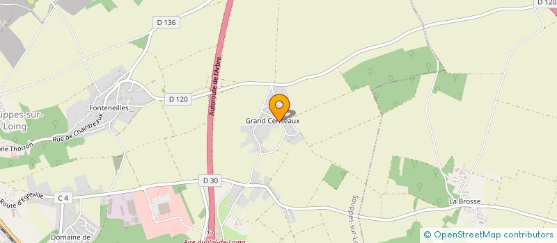 localisation de l'entreprise SCI DU BIEN AIME  SOUPPES-SUR-LOING