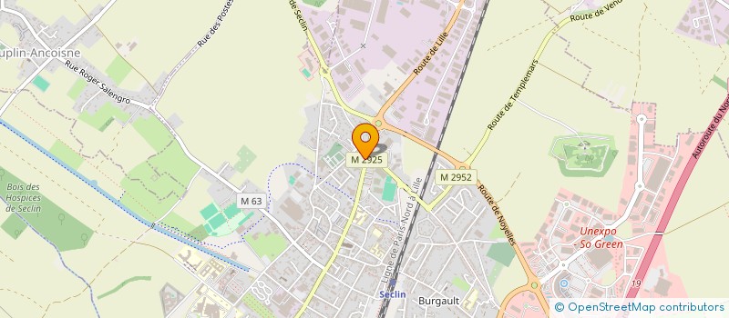 localisation de l'entreprise SCI DU BIEN ETRE  SECLIN