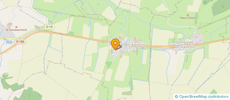 localisation de l'entreprise SCI DU BIEN ETRE  MENIL-EN-XAINTOIS