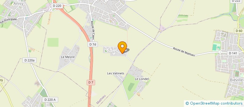 localisation de l'entreprise SCI DU BIEZ  MATHIEU