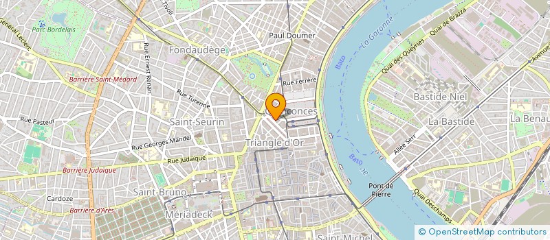 localisation de l'entreprise SCI DU BIGANON  BORDEAUX