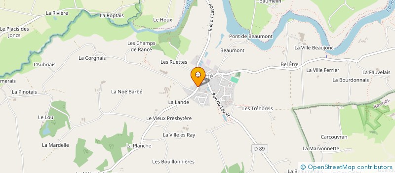 localisation de l'entreprise SCI DU BIGNON  GUITTE