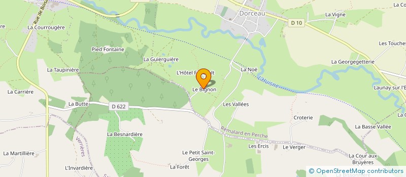 localisation de l'entreprise SCI DU BIGNON D'EN BAS à REMALARD-EN-PERCHE