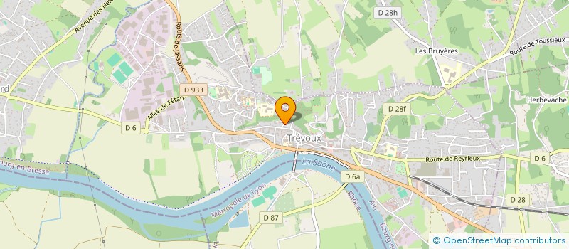 localisation de l'entreprise SCI DU BIJU  TREVOUX