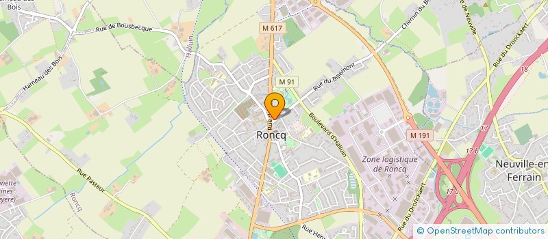 localisation de l'entreprise SCI DU BILLEMONT à RONCQ