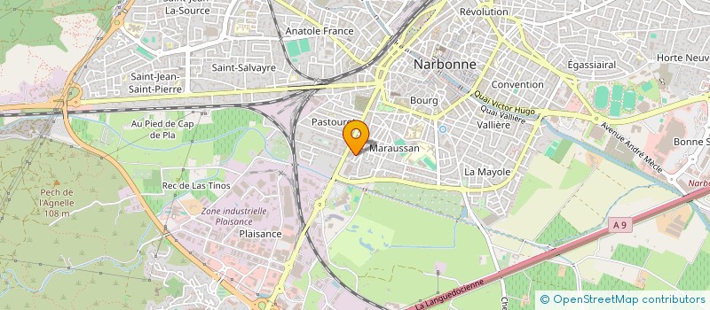 localisation de l'entreprise SCI DU BIROS à NARBONNE