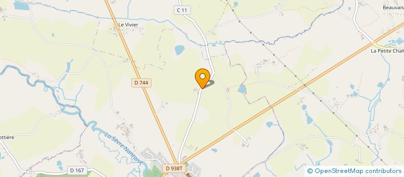 localisation de l'entreprise SCI DU BISSUT  LA FORET-SUR-SEVRE