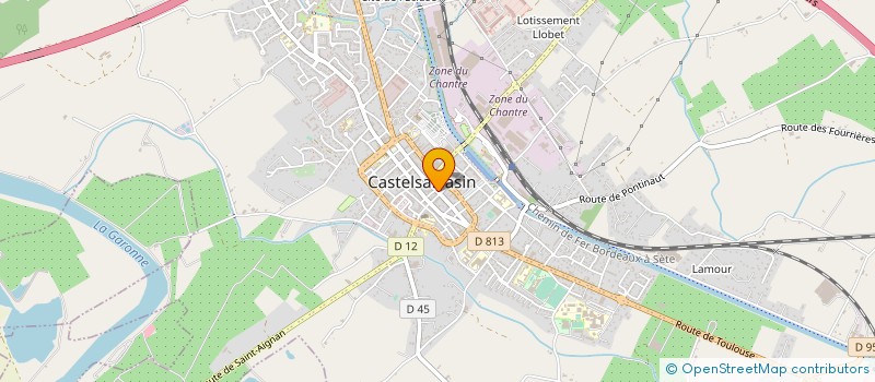 localisation de l'entreprise SCI DU BLANC  CASTELSARRASIN