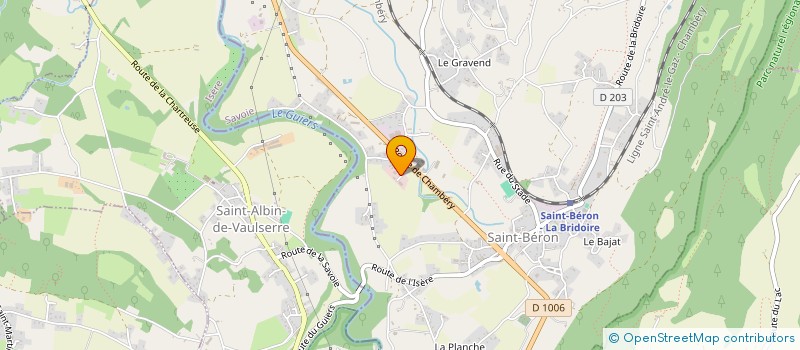 localisation de l'entreprise SCI DU BLANC  SAINT-BERON