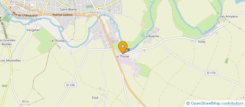 localisation de l'entreprise SCI DU BLANCHARDIER à YEVRES