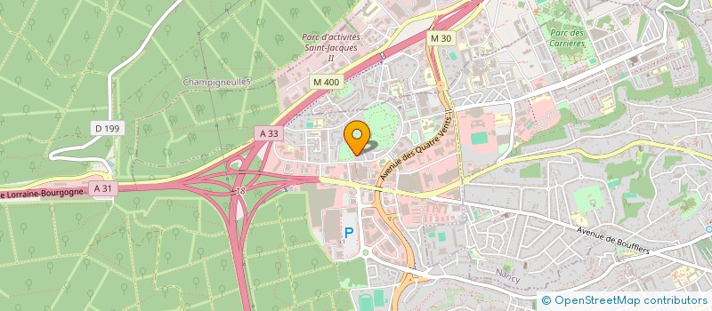 localisation de l'entreprise SCI DU BLARIN  LAXOU