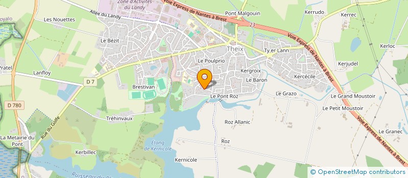 localisation de l'entreprise SCI DU BLE NOIR  THEIX-NOYALO