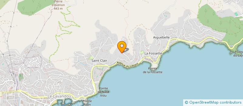 localisation de l'entreprise SCI DU BLEIMOR à LE LAVANDOU