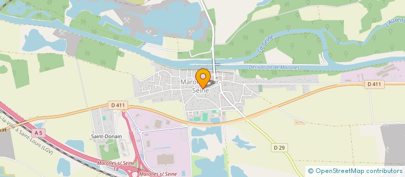 localisation de l'entreprise SCI DU BLEU MARIN  VILLE-SAINT-JACQUES