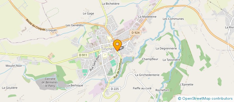localisation de l'entreprise SCI DU BOCAGE à TINCHEBRAY-BOCAGE