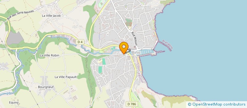 localisation de l'entreprise SCI DU BOCAGE  BINIC-ETABLES-SUR-MER