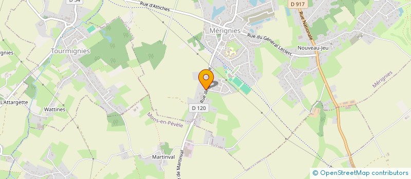 localisation de l'entreprise SCI DU BOCAGE à MERIGNIES