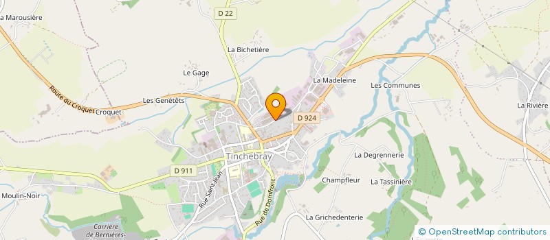 localisation de l'entreprise SCI DU BOCAGE à TINCHEBRAY-BOCAGE