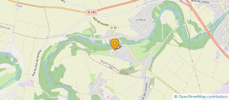 localisation de l'entreprise SCI DU BOCAGE  MIGNE-AUXANCES