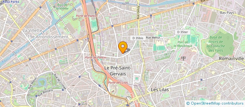 localisation de l'entreprise SCI DU BOCAGE  PARIS