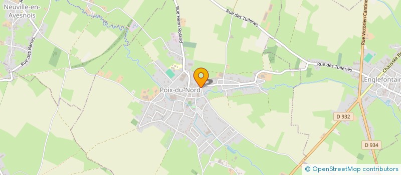 localisation de l'entreprise SCI DU BOCAGE  POIX-DU-NORD