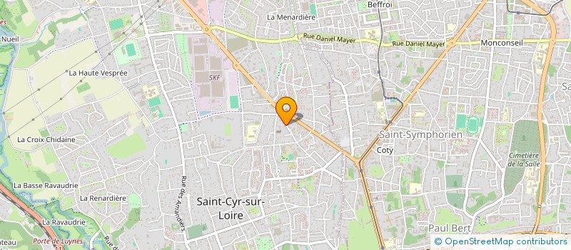 localisation de l'entreprise SCI DU BOCAGE à SAINT-CYR-SUR-LOIRE