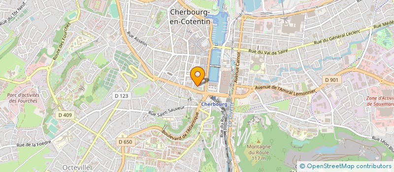 localisation de l'entreprise SCI DU BOCAGE à CHERBOURG-EN-COTENTIN
