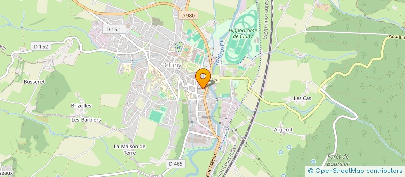 localisation de l'entreprise SCI DU BOCAGE DE LA DIGUE  CLUNY