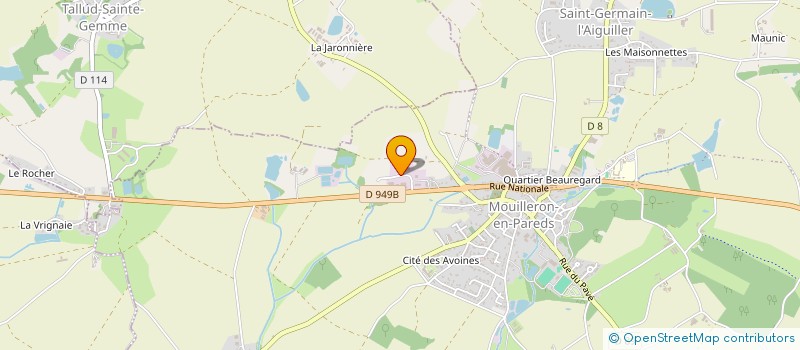 localisation de l'entreprise SCI DU BOCAGE EN PAREDS  MOUILLERON-SAINT-GERMAIN