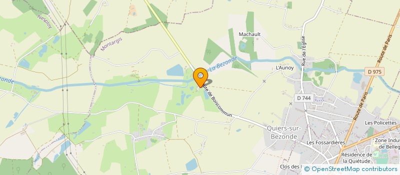 localisation de l'entreprise SCI DU BOCAJ DE BEAUCHAMPS  QUIERS-SUR-BEZONDE