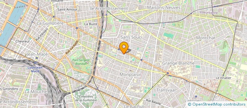 localisation de l'entreprise SCI DU BOCHU  LYON