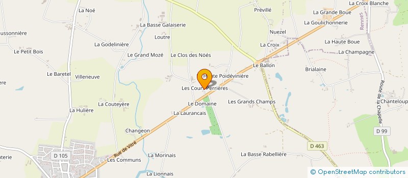 localisation de l'entreprise SCI DU BOEL  PIRE-CHANCE