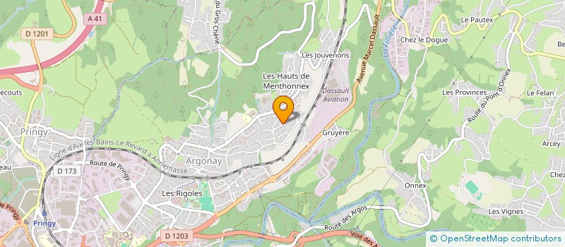 localisation de l'entreprise SCI DU BOGNON  ARGONAY