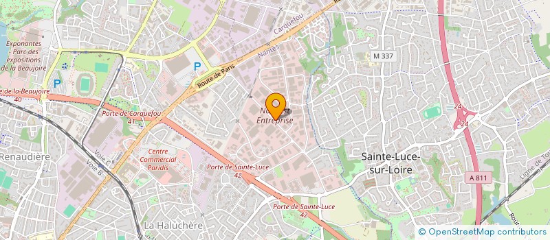 localisation de l'entreprise SCI DU BOIS à NANTES
