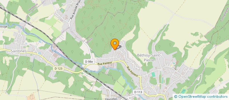 localisation de l'entreprise SCI DU BOIS  BETHISY-SAINT-PIERRE