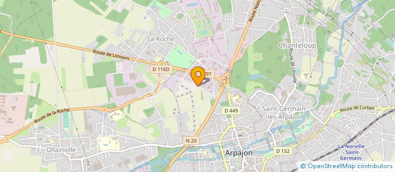 localisation de l'entreprise SCI DU BOIS  ARPAJON