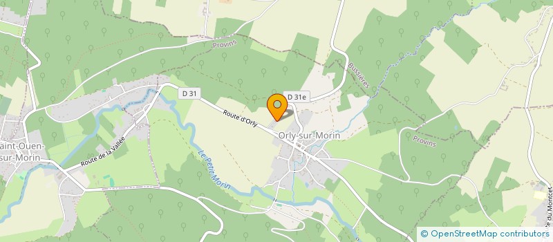 localisation de l'entreprise SCI DU BOIS  ORLY-SUR-MORIN