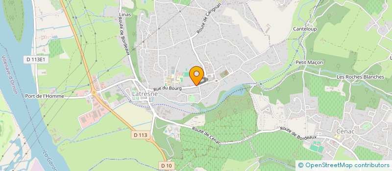 localisation de l'entreprise SCI DU BOIS  LATRESNE