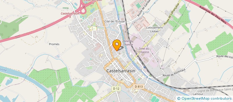 localisation de l'entreprise SCI DU BOIS  CASTELSARRASIN