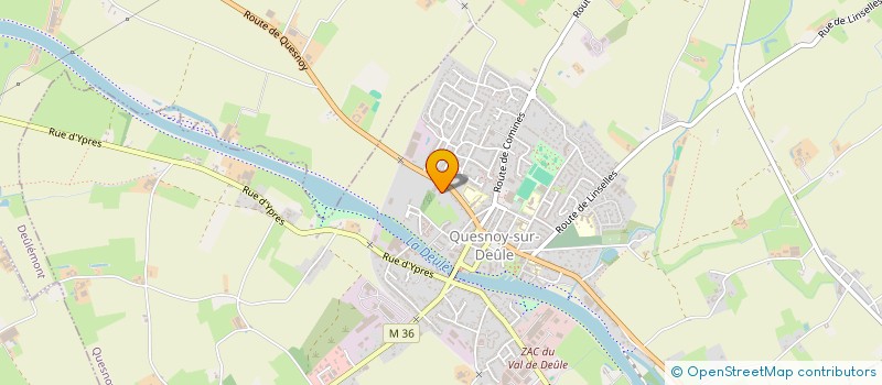 localisation de l'entreprise SCI DU BOIS  DEULEMONT