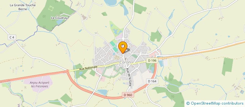 localisation de l'entreprise SCI DU BOIS  CORON