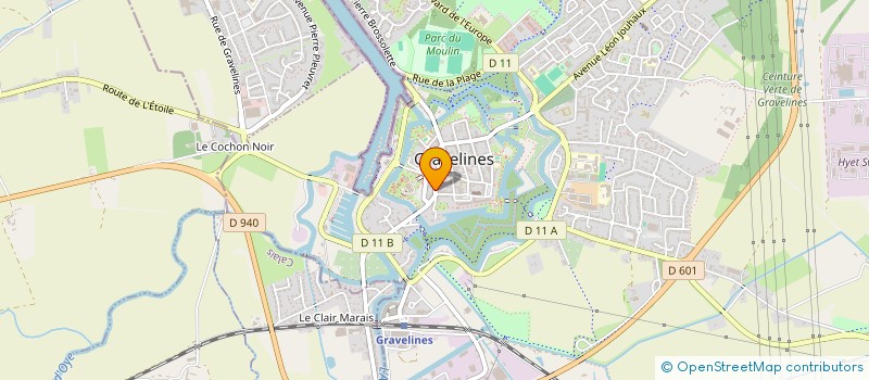 localisation de l'entreprise SCI DU BOIS à GRAVELINES
