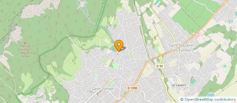 localisation de l'entreprise SCI DU BOIS  SAINT-ISMIER