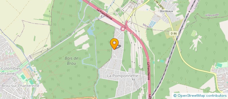 localisation de l'entreprise SCI DU BOIS à POMPONNE