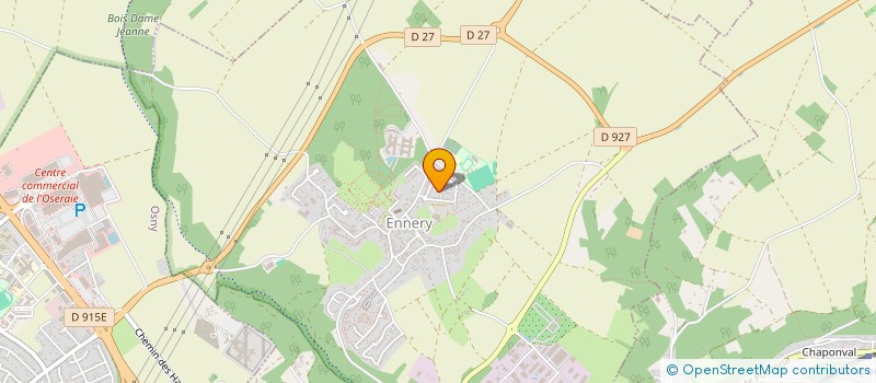 localisation de l'entreprise SCI DU BOIS AUX LOUPS  ENNERY