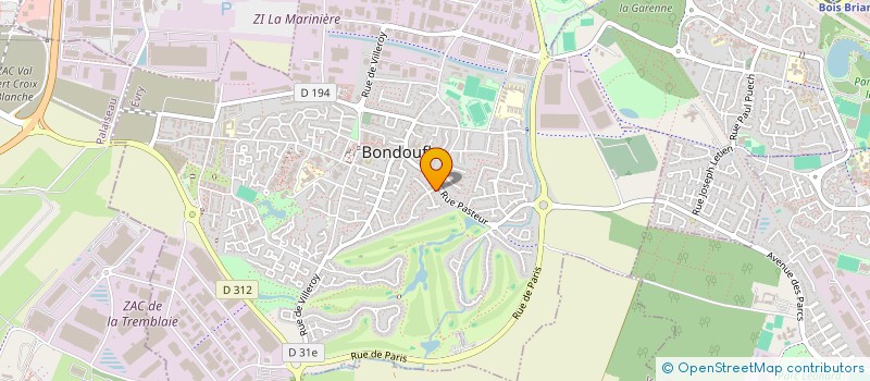 localisation de l'entreprise SCI DU BOIS AUX POMMES à BONDOUFLE